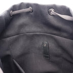 Bottega Veneta Backpack Intrecciato Black Gray White Canvas Leather — view 6