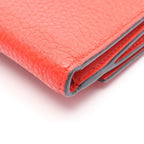 Fendi Bifold Wallet Peekaboo Red Leather — view 8