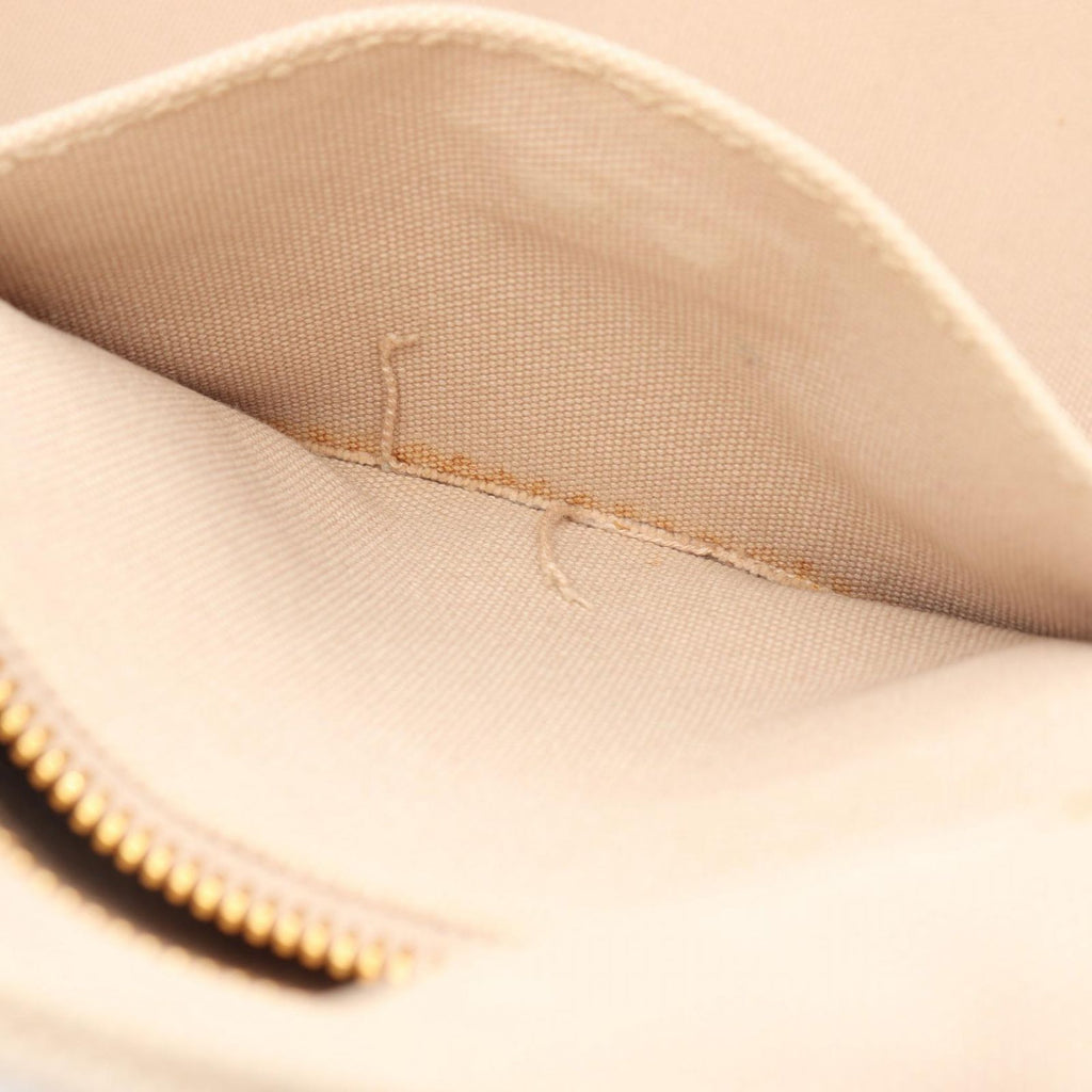 Prada Tote Canapa Beige Bordeaux Canvas — view 6