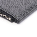 Gucci Coin Case Embossed Logo Card Black Leather — view 6