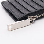 Gucci Coin Case Embossed Logo Card Black Leather — view 7