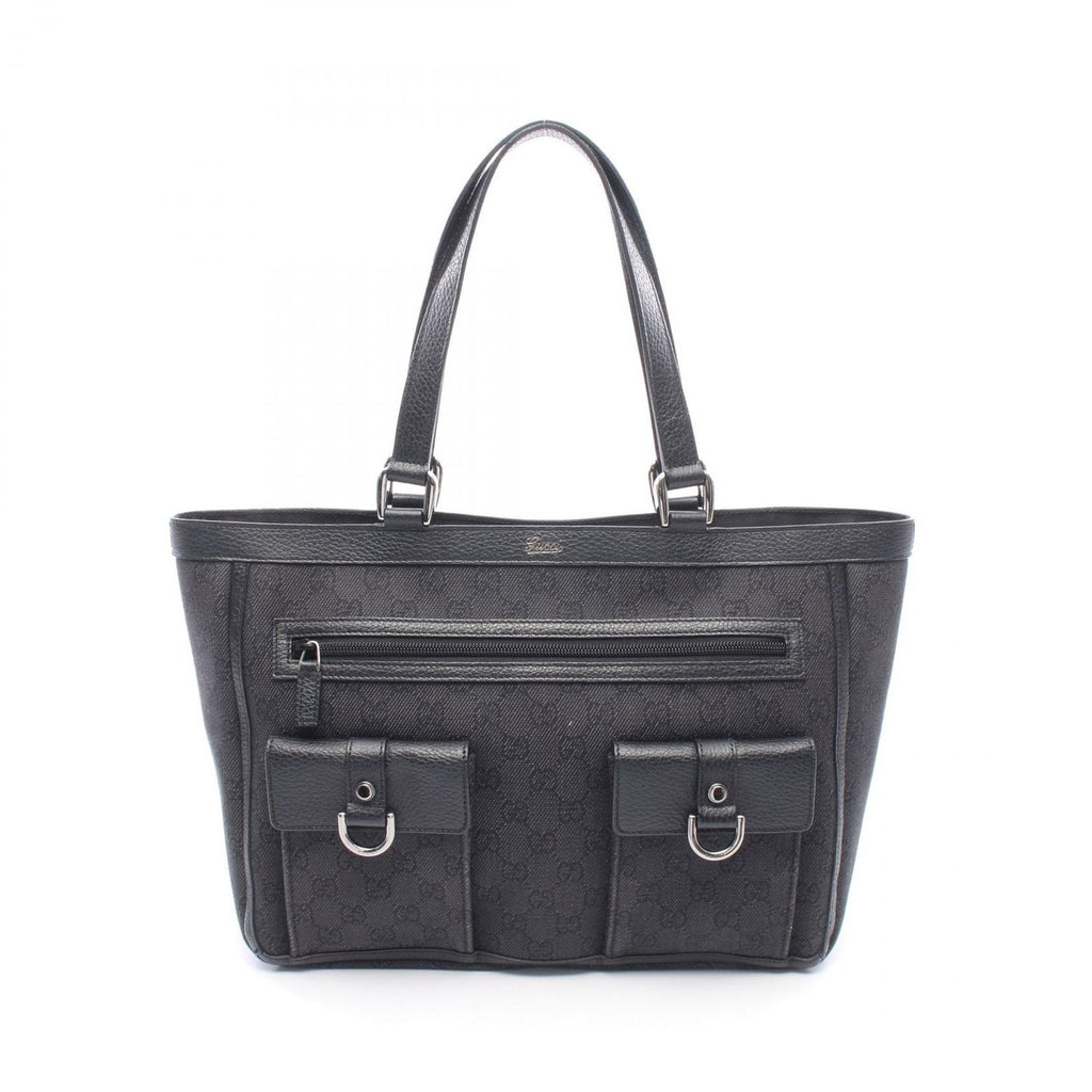 Gucci Tote Abbey GG Canvas Black