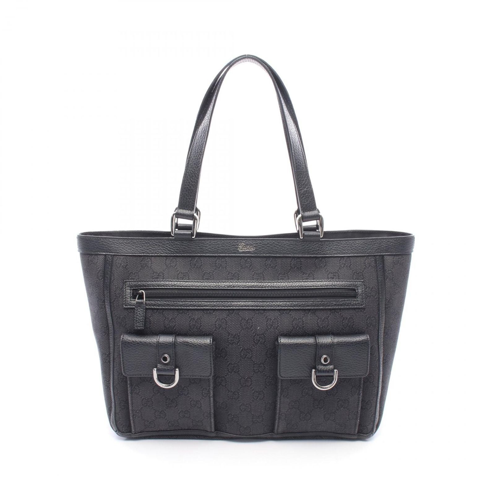 Gucci Tote Abbey GG Canvas Black