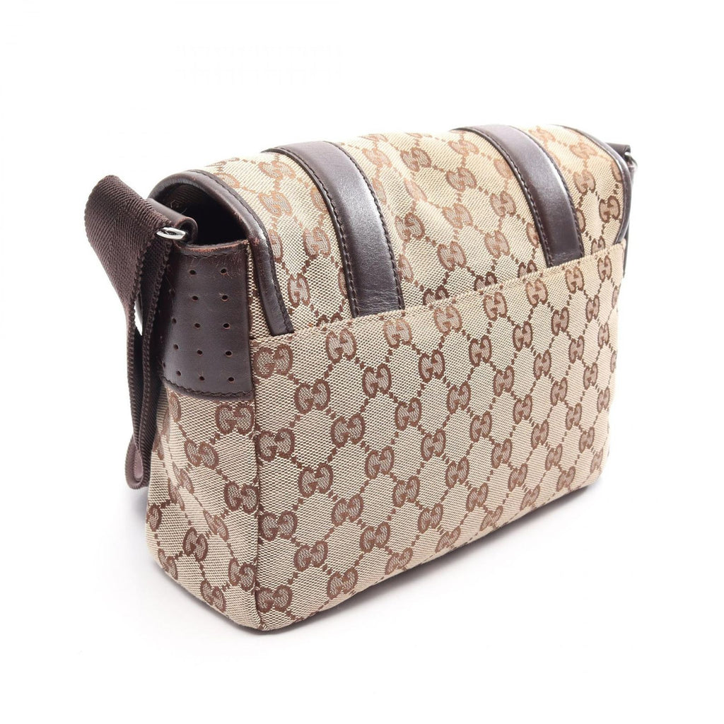 Gucci Shoulder Bag GG Canvas Beige Brown — view 2