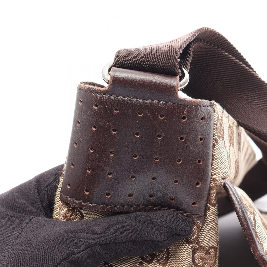 Gucci Shoulder Bag GG Canvas Beige Brown — view 7