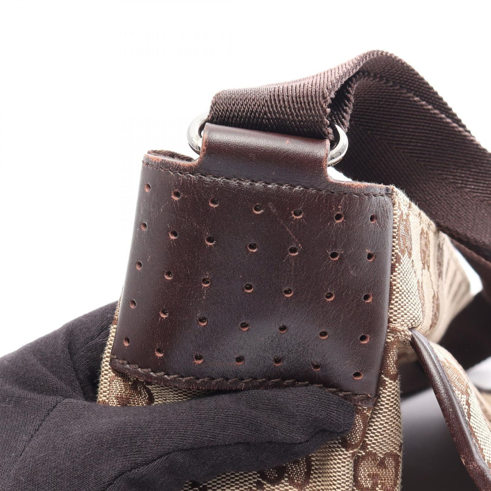 Gucci Shoulder Bag GG Canvas Beige Brown — view 7