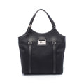 Dior Tote Street Chic Trotter Black Canvas Leather