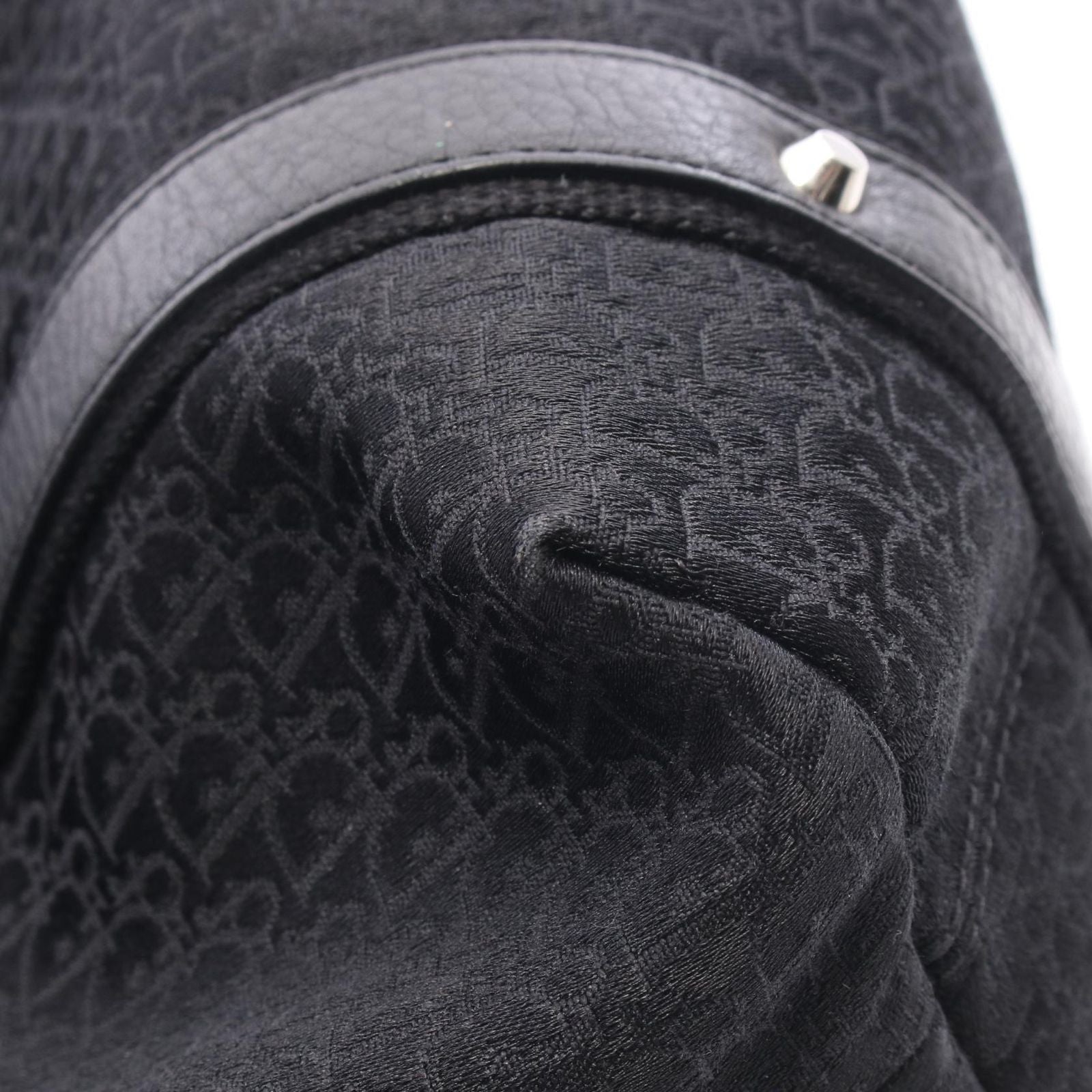 Dior Tote Street Chic Trotter Black Canvas Leather — view 6