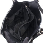 Dior Tote Street Chic Trotter Black Canvas Leather — view 3