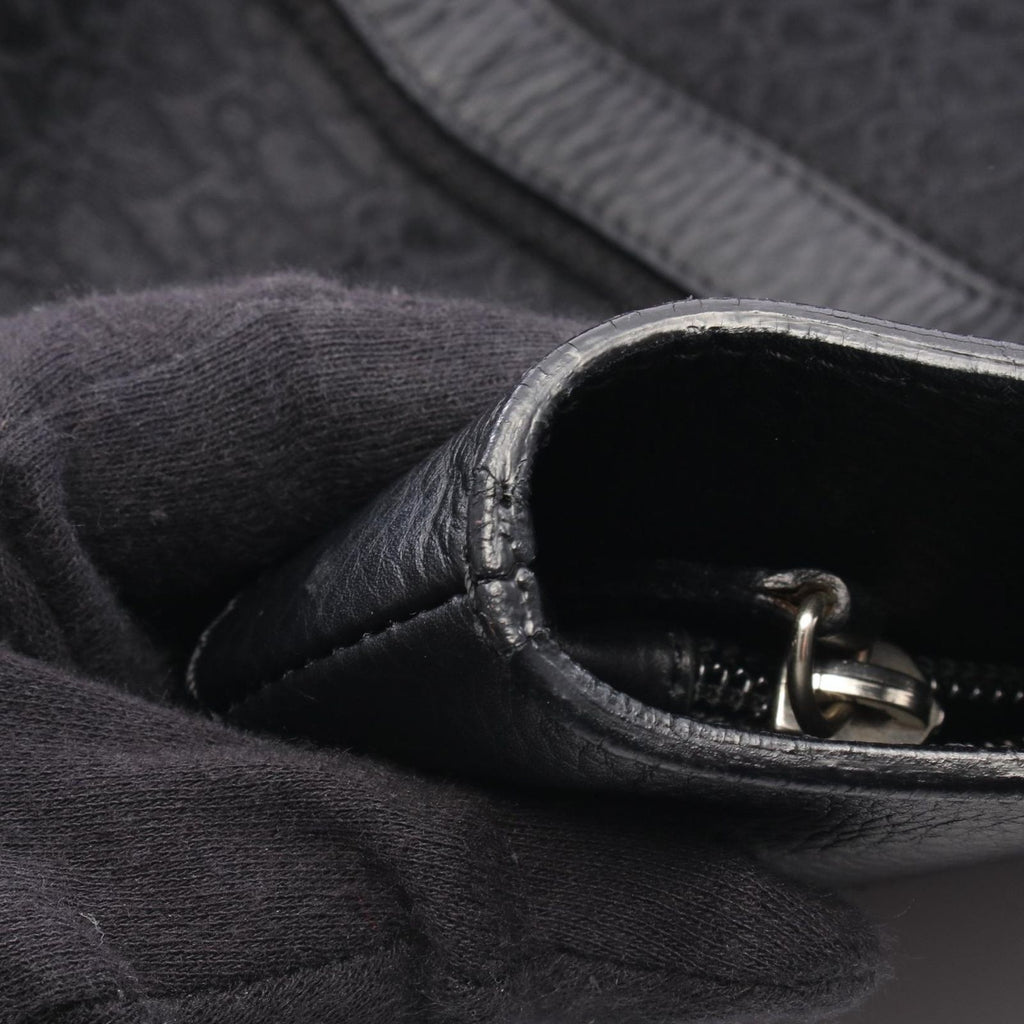 Dior Tote Street Chic Trotter Black Canvas Leather — view 7