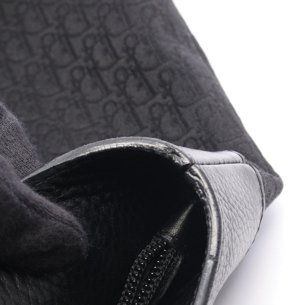 Dior Tote Street Chic Trotter Black Canvas Leather — view 8