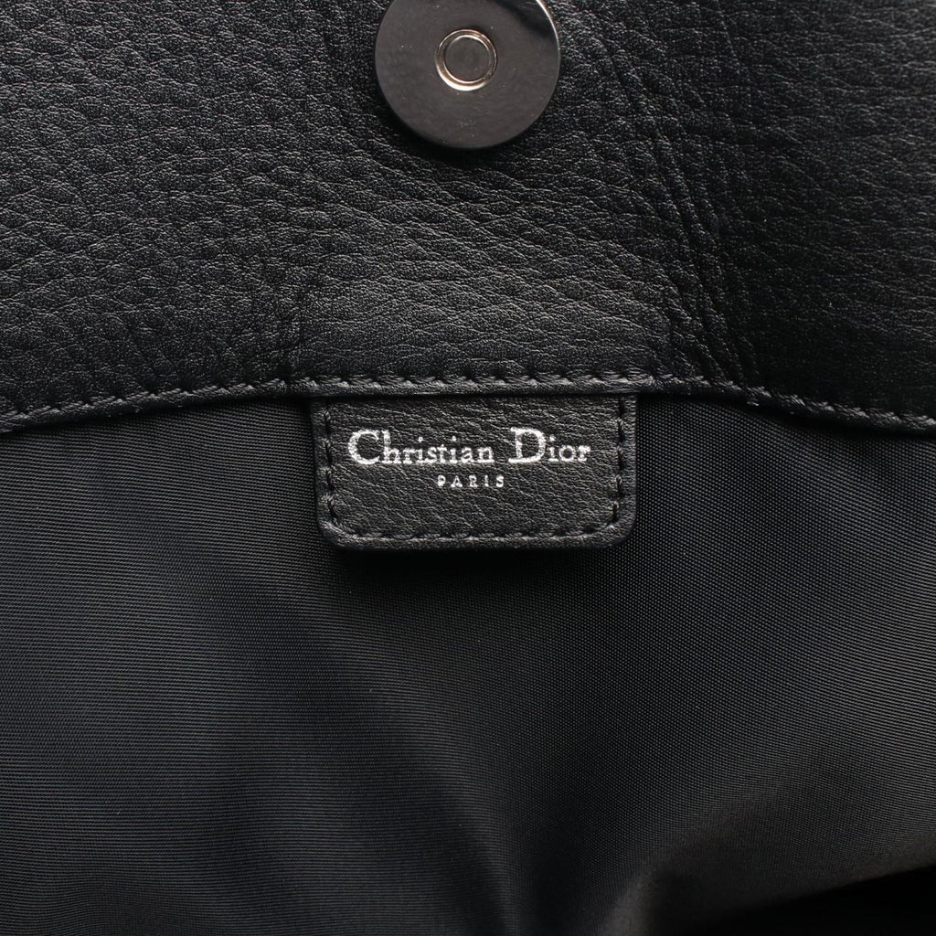 Dior Tote Street Chic Trotter Black Canvas Leather — view 4