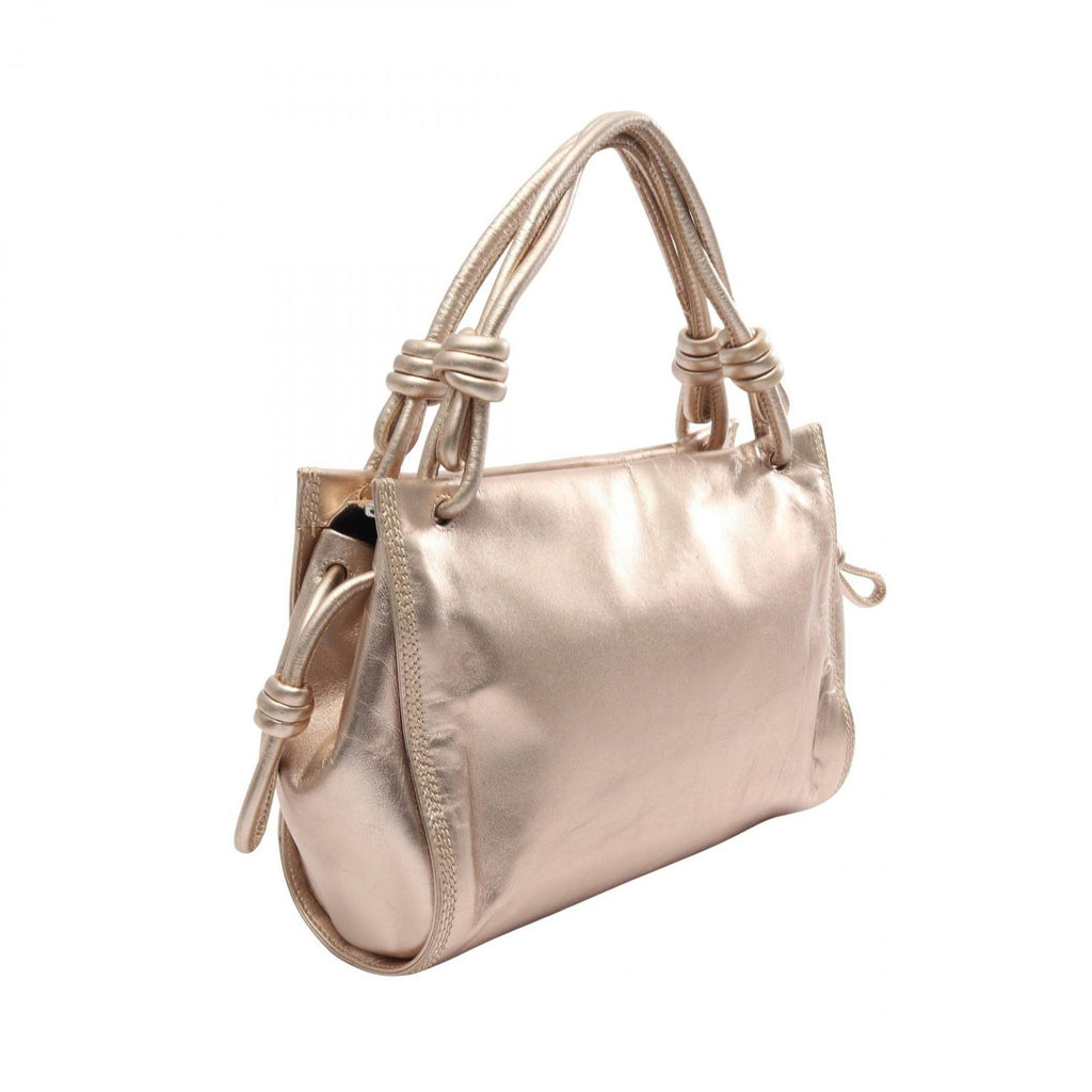 Loewe Handbag Anagram Gold Leather — view 2