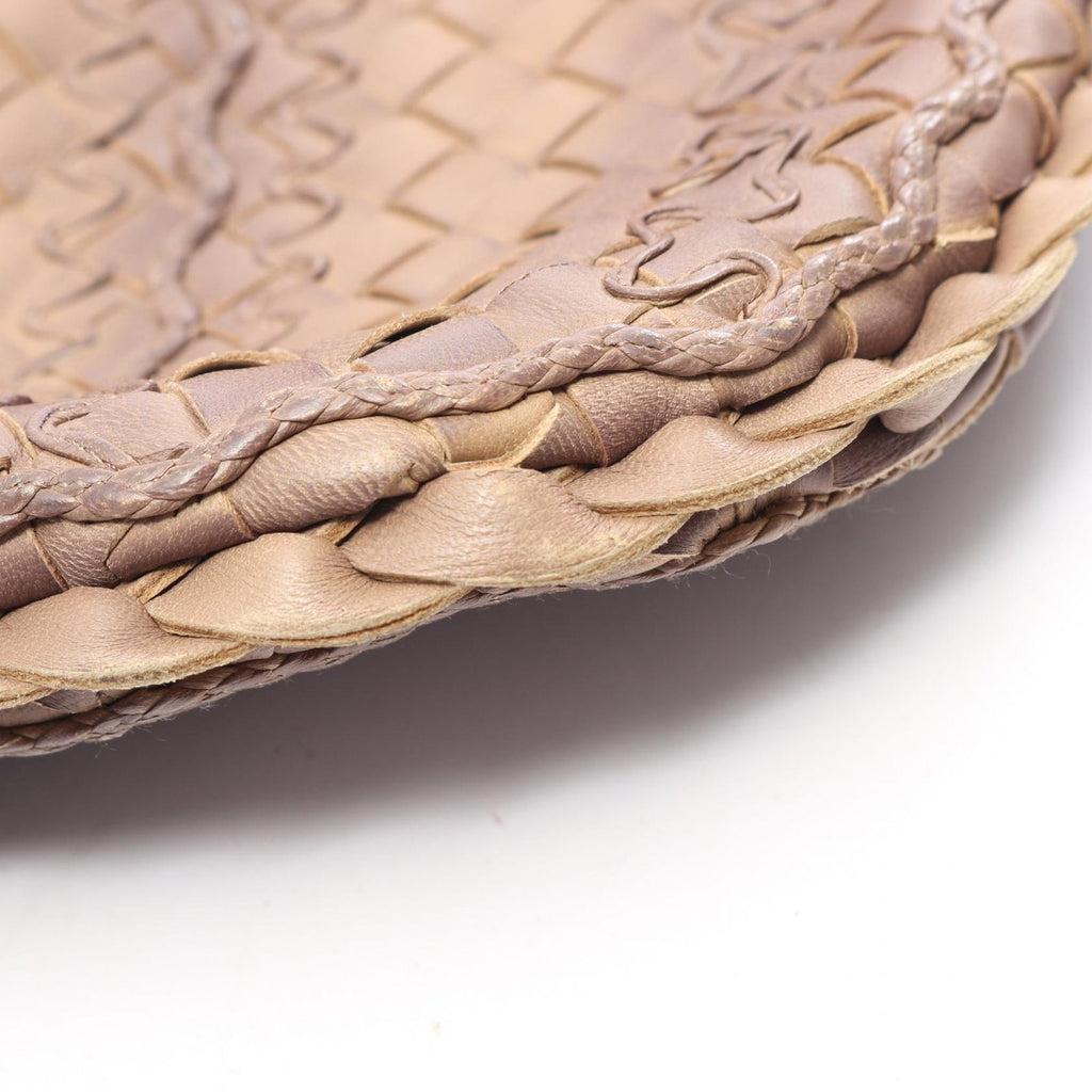 Bottega Veneta Shoulder Bag Intrecciato Beige Leather — view 7