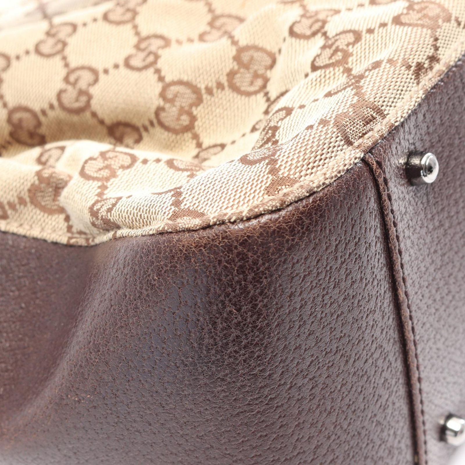 Gucci Tote GG Canvas Brown — view 8