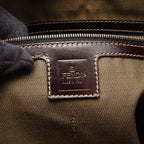 Fendi Shoulder Bag Zucca Brown Canvas Leather — view 4