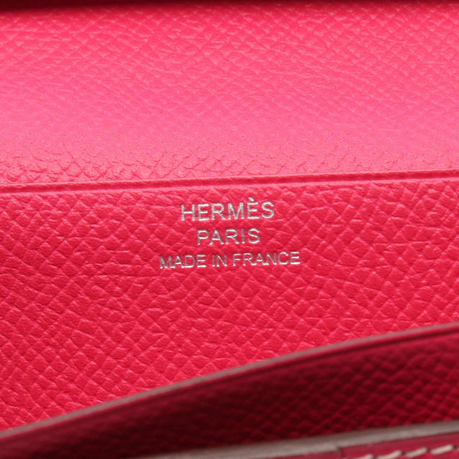 Hermes Bifold Wallet Bearn Souffle Rosetirian Leather Calf — view 4