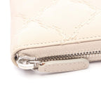 Chanel Round Wallet Ultra Stitch Light Beige Leather — view 7