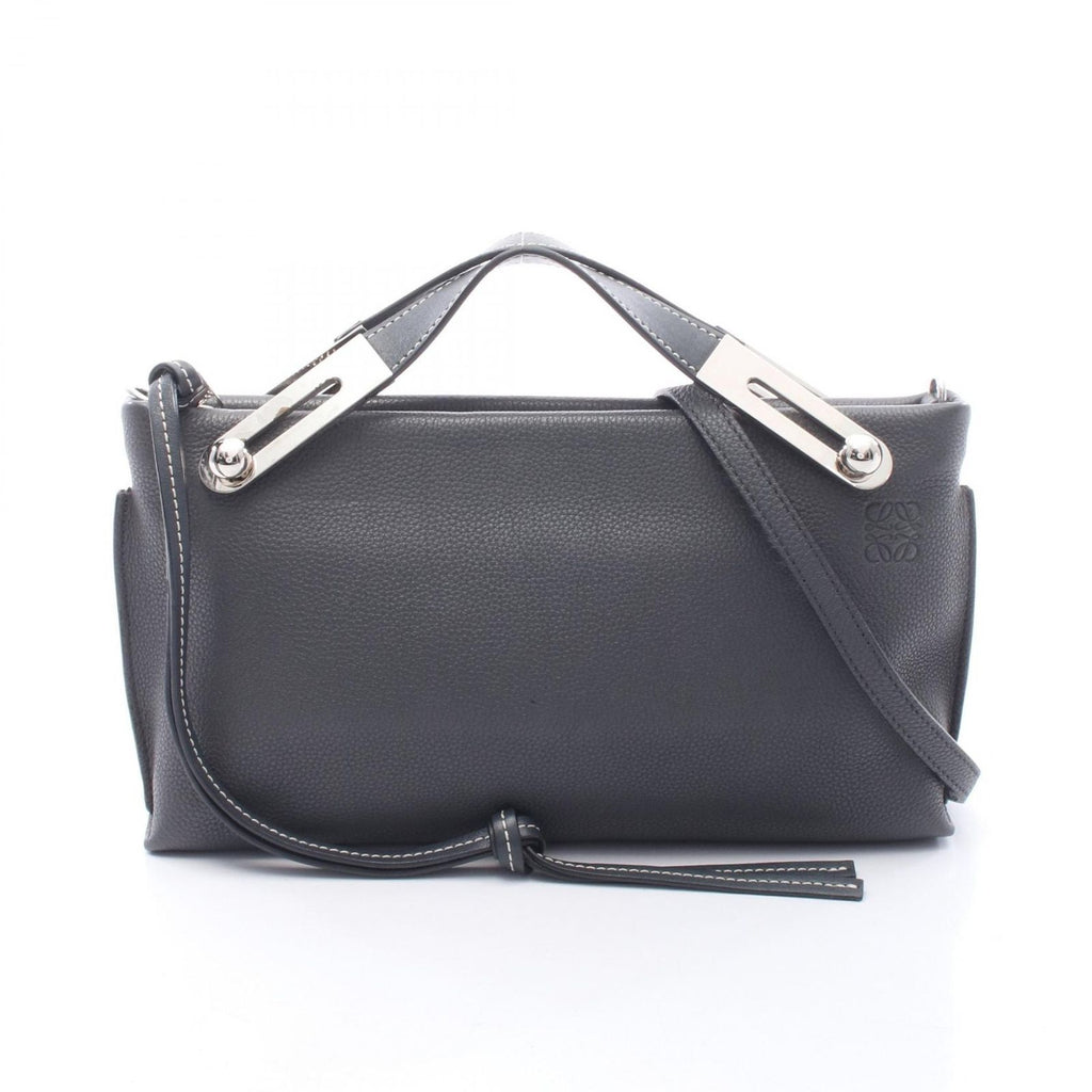Loewe Handbag Missy Small 2-Way Gray Leather
