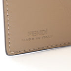 Fendi Trifold Wallet Baguette FF Logo Leather — view 6