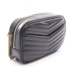 Saint Laurent Paris Shoulder Bag Lou Leather Chain — view 2