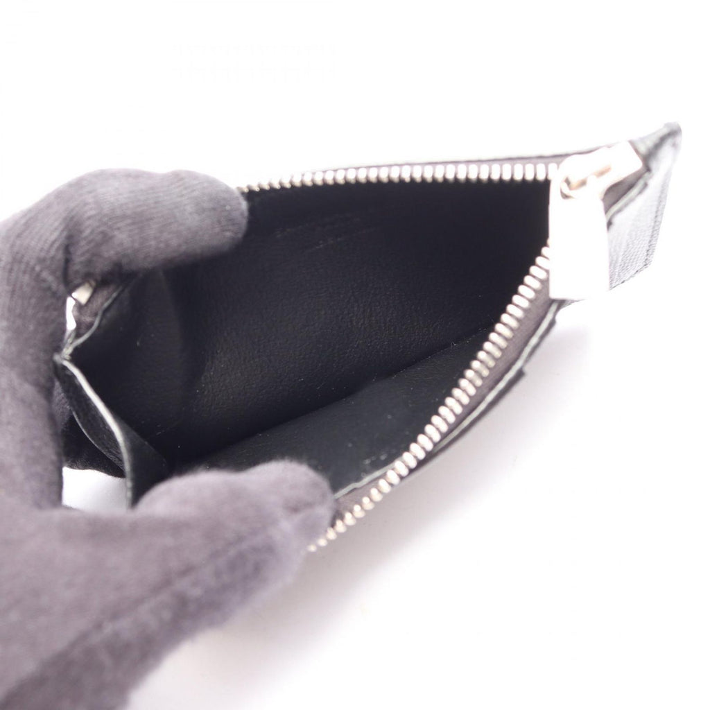 Saint Laurent Paris Coin Case Fragment Zip Pouch Leather Card — view 3