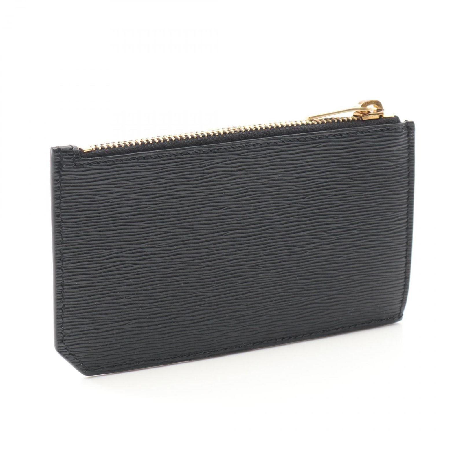 Saint Laurent Paris Coin Case Fragment Zip Pouch Leather Card — view 2