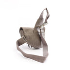 Dior Waist Bag Saddle Oblique Perforated Gray Leather — view 2