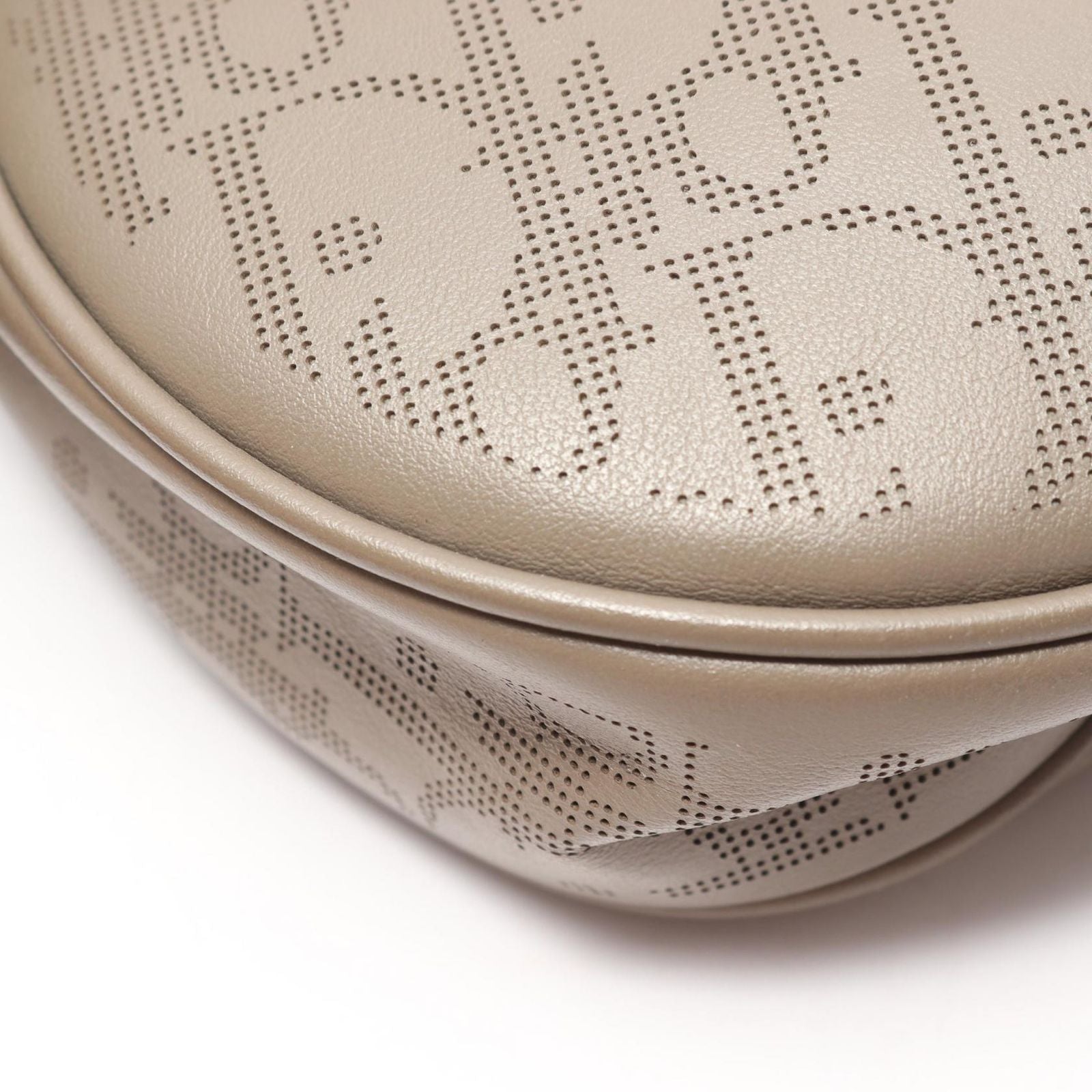 Dior Waist Bag Saddle Oblique Perforated Gray Leather — view 6