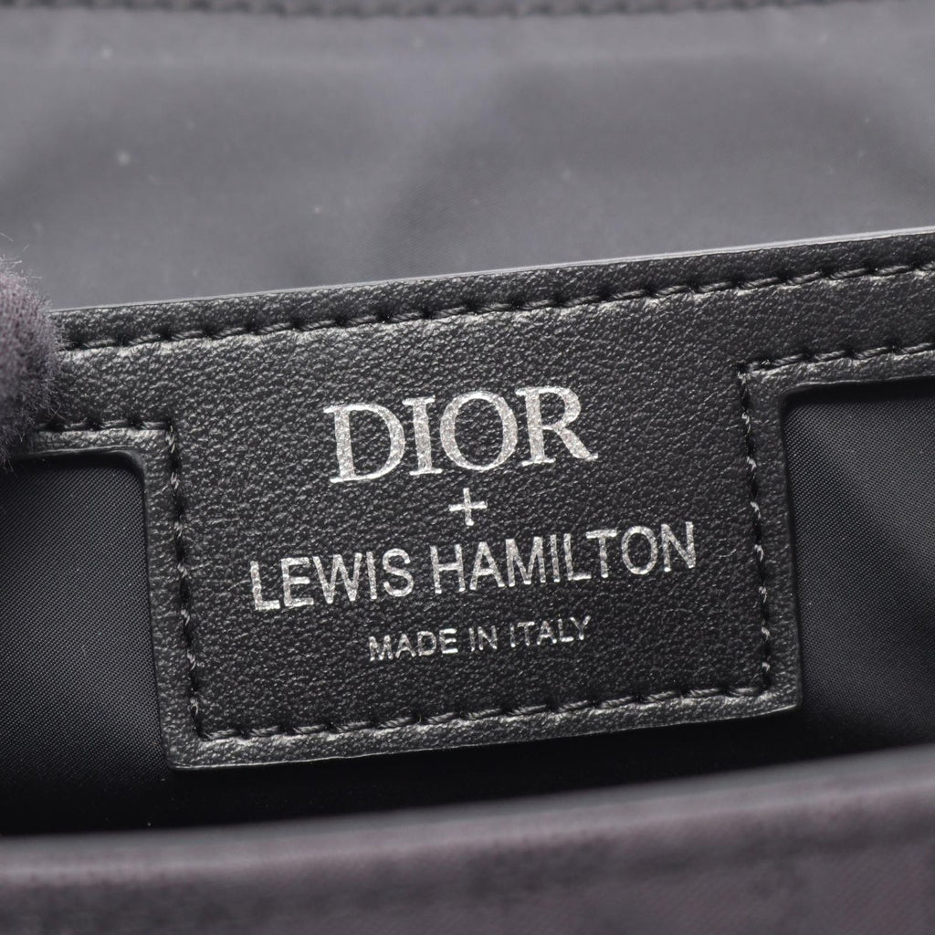 Dior Shoulder Bag Lewis Hamilton Hit the Road 2-Way Black Canvas Leather — view 4