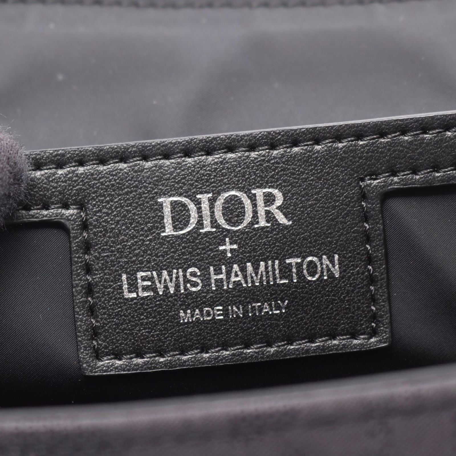 Dior Shoulder Bag Lewis Hamilton Hit the Road 2-Way Black Canvas Leather — view 4