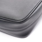 Prada Shoulder Bag Saffiano Travel Black Leather — view 7