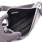 Prada Shoulder Bag Saffiano Travel Black Leather — view 3