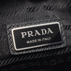 Prada Shoulder Bag Saffiano Travel Black Leather — view 4