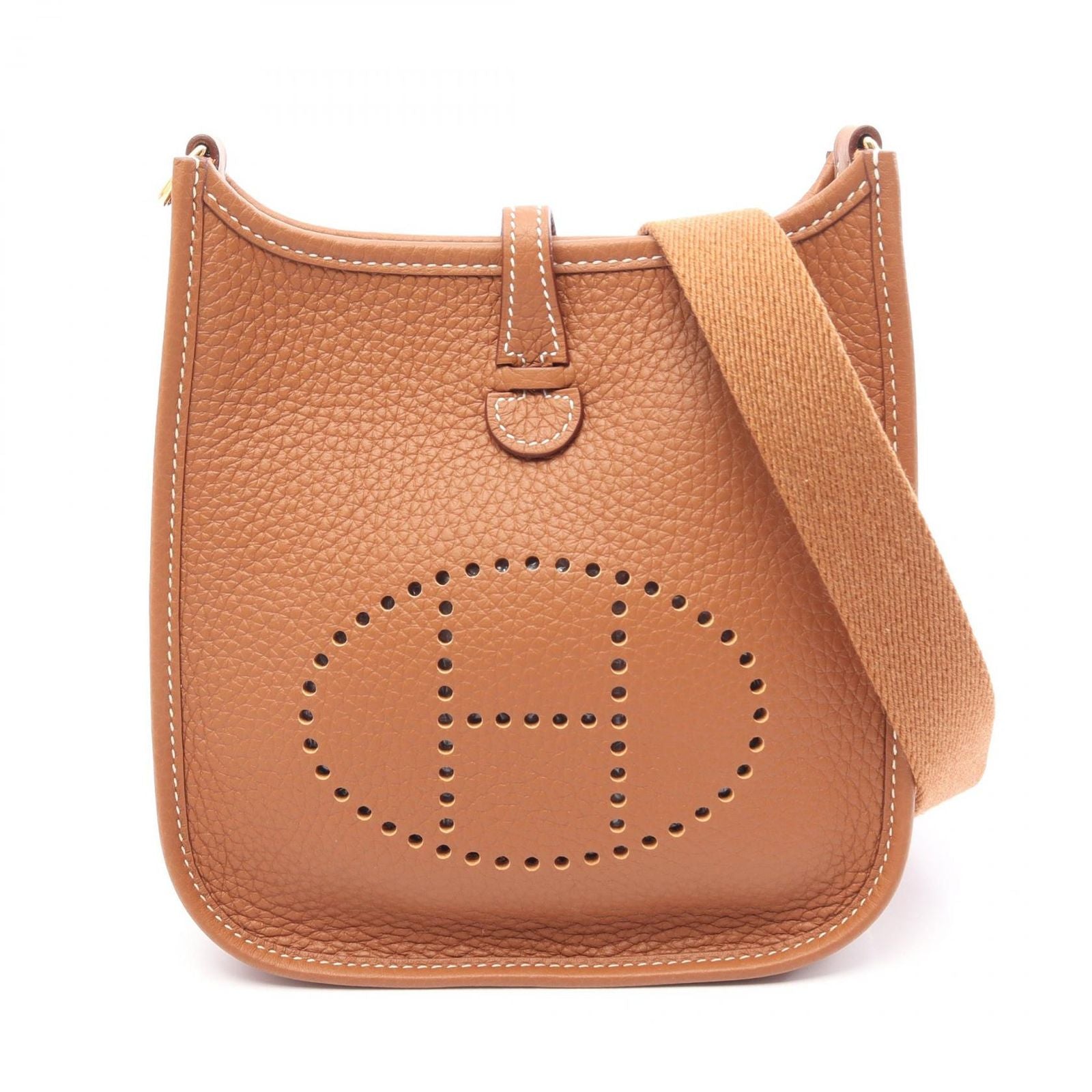 Hermes Shoulder Bag Evelynamazon TPM Gold Leather