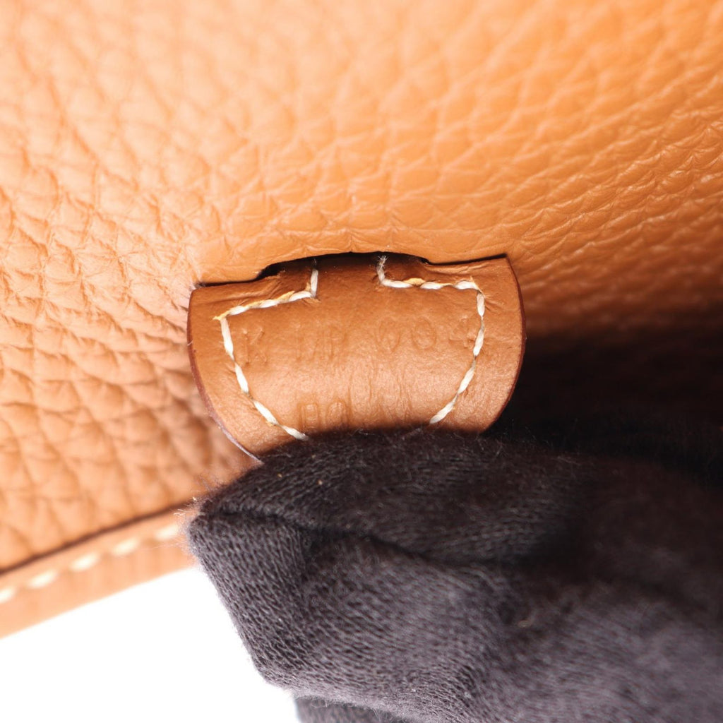 Hermes Shoulder Bag Evelynamazon TPM Gold Leather — view 5