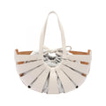 Bottega Veneta Shoulder Bag the Shell White Leather