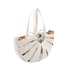 Bottega Veneta Shoulder Bag the Shell White Leather — view 2