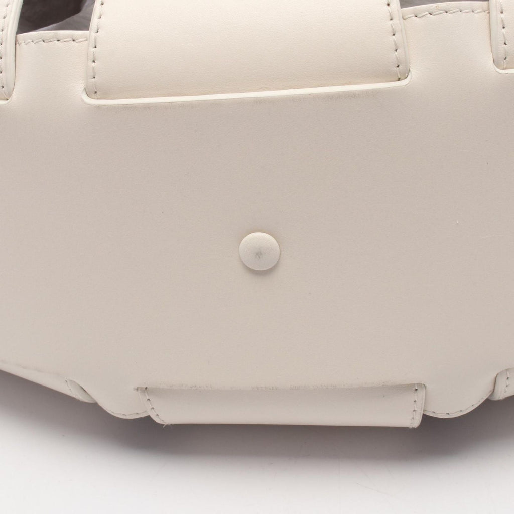 Bottega Veneta Shoulder Bag the Shell White Leather — view 7