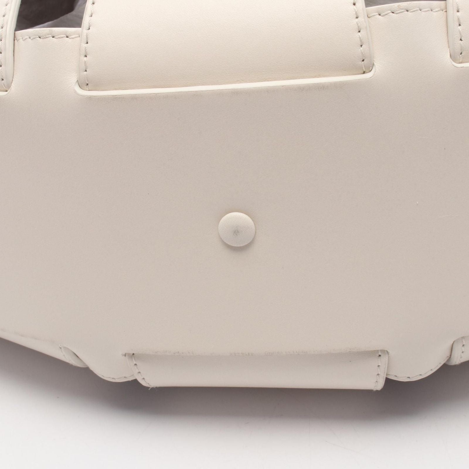 Bottega Veneta Shoulder Bag the Shell White Leather — view 7