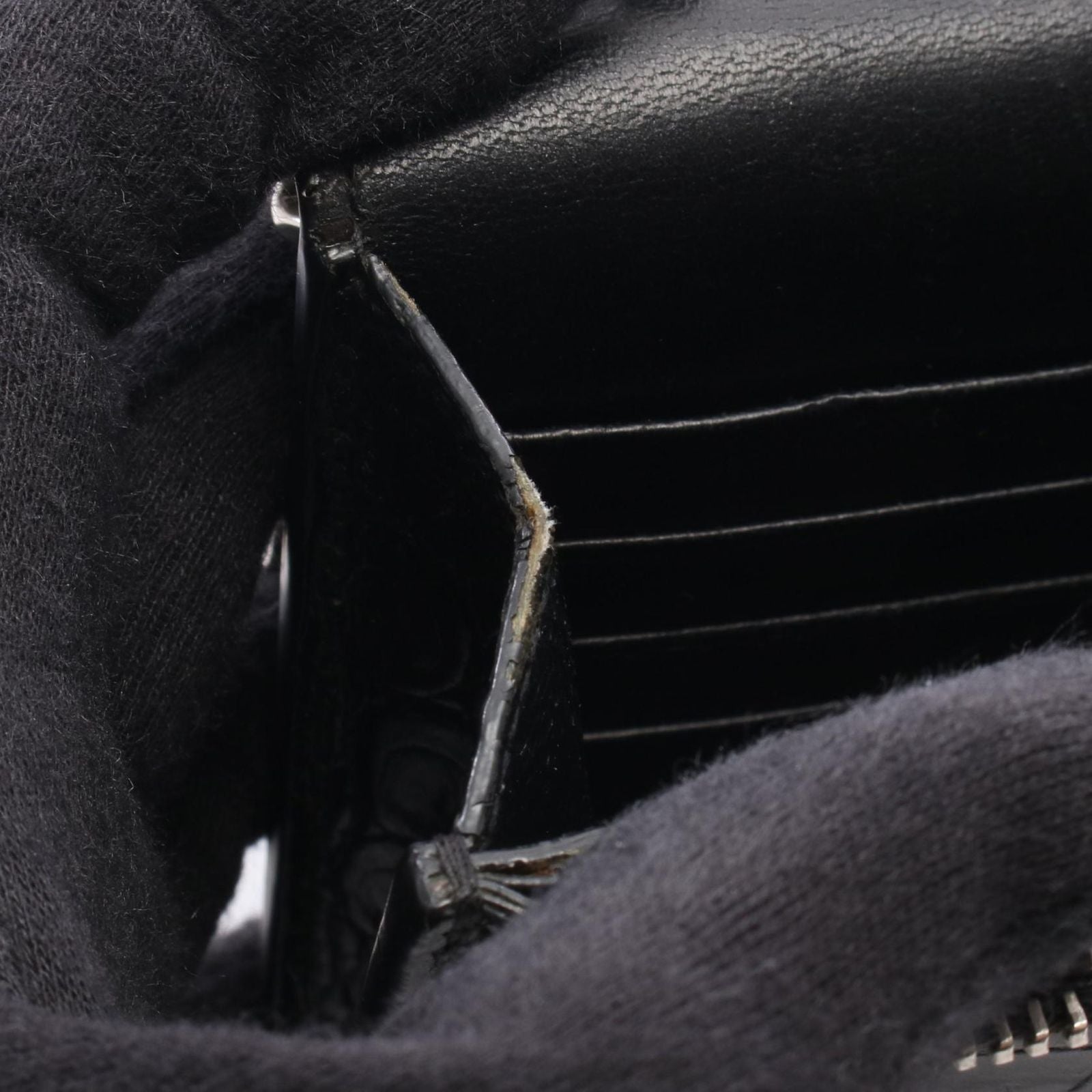 Saint Laurent Paris Shoulder Bag Kate Tassel Croco — view 5