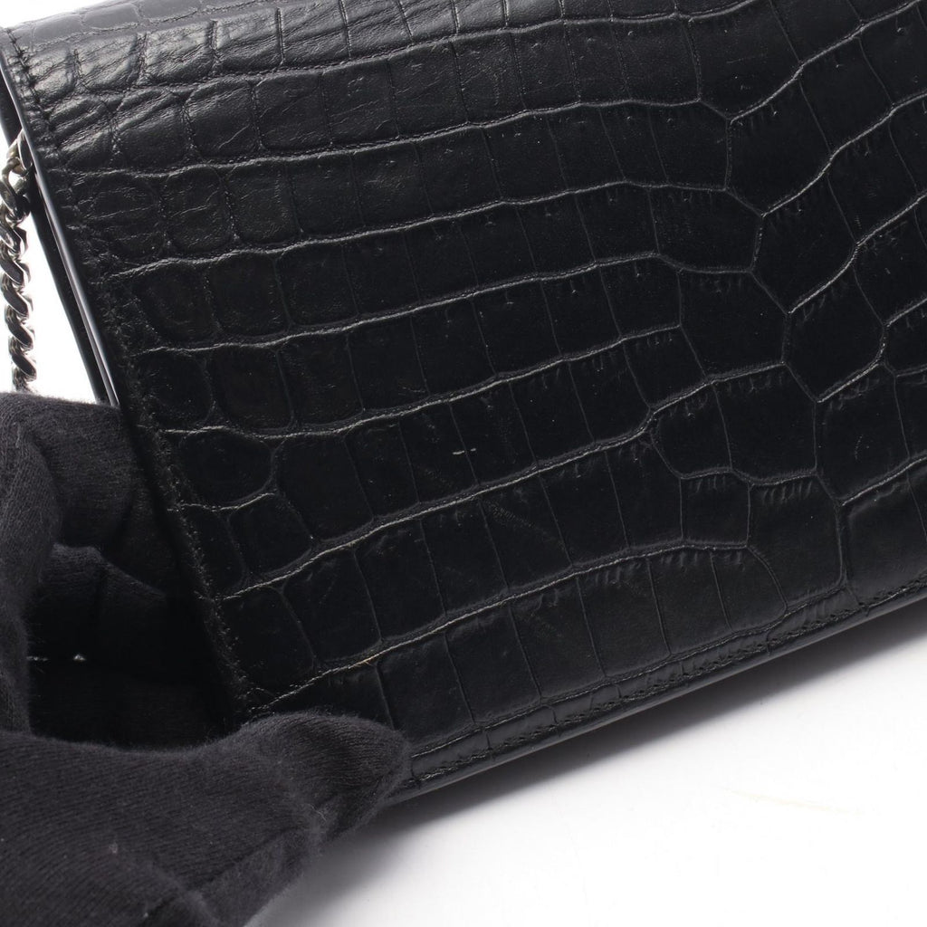 Saint Laurent Paris Shoulder Bag Kate Tassel Croco — view 7