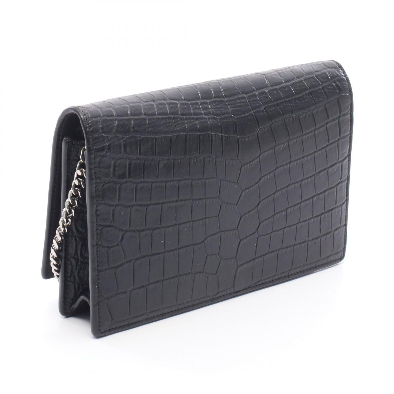 Saint Laurent Paris Shoulder Bag Kate Tassel Croco — view 2