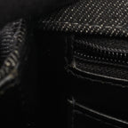 Chanel Handbag CC Logo Black Denim Top Handle — view 6