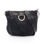 Gucci Shoulder Bag Abbey GG Canvas Black