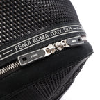 Fendi Backpack Zucca Mesh Black Suede — view 5