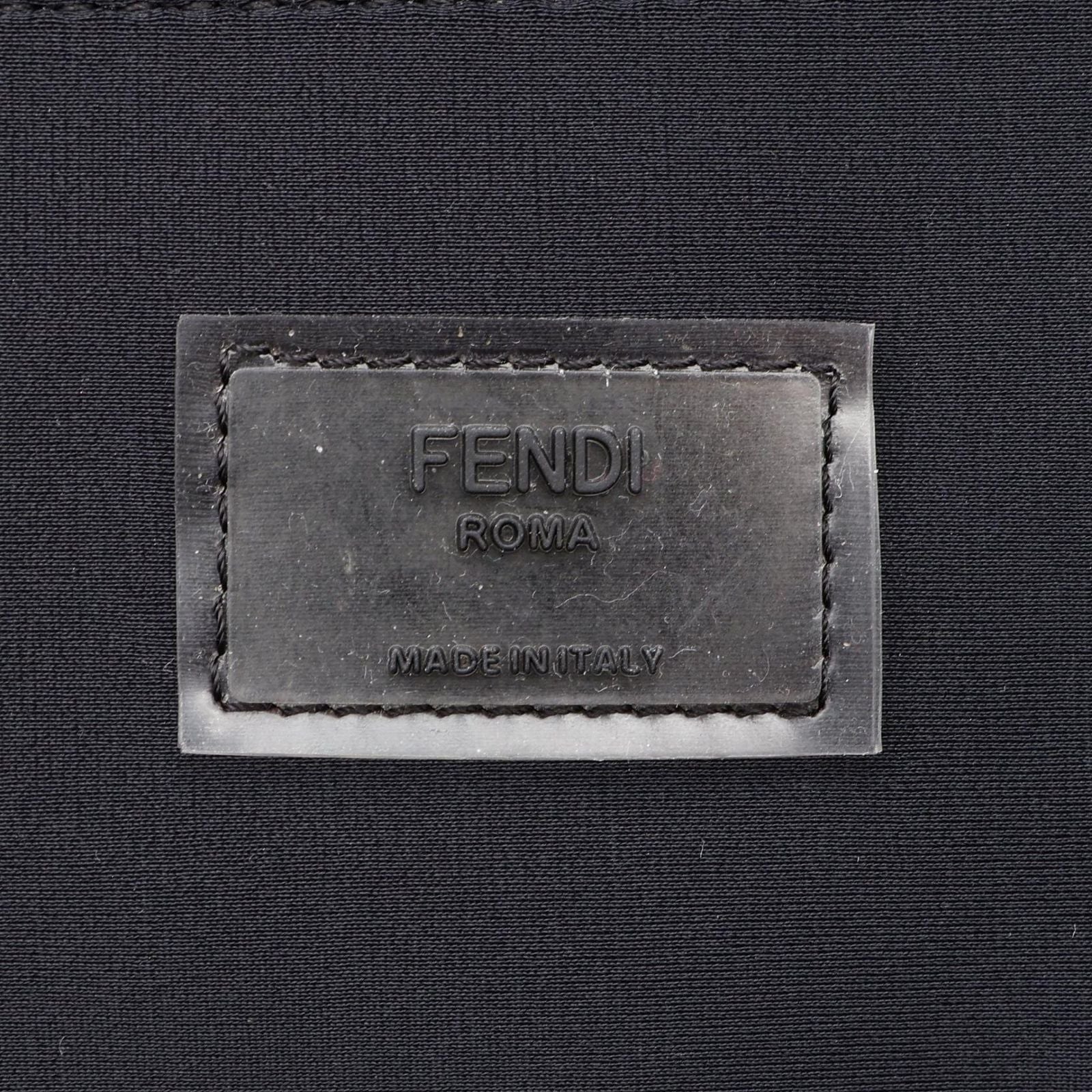 Fendi Backpack Zucca Mesh Black Suede — view 4