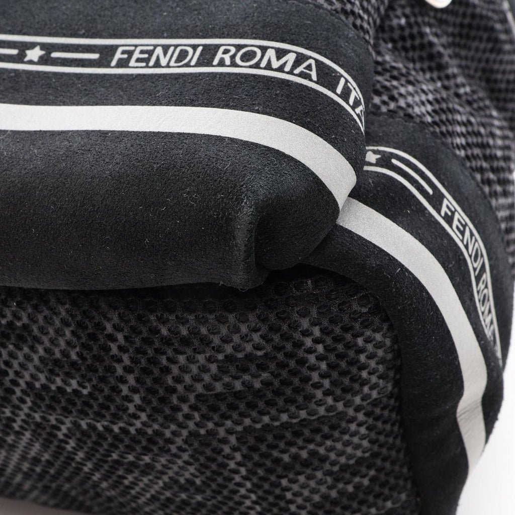 Fendi Backpack Zucca Mesh Black Suede — view 6