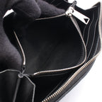 Bottega Veneta Round Wallet Intrecciato Piccolo Zip Around Black Leather — view 5