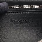 Bottega Veneta Round Wallet Intrecciato Piccolo Zip Around Black Leather — view 4